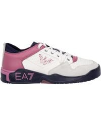 EA7 - Shoes Suede Trainers Sneakers - Lyst