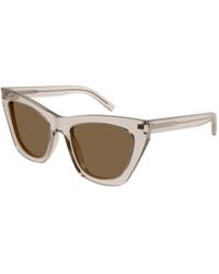 Saint Laurent - Sunglasses Sl 214 Kate - Lyst