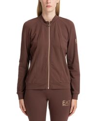 EA7 - Zip-up Sweatshirt - Lyst