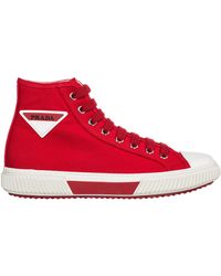 Prada High-top sneakers for Men - Up to 52% off at Lyst.com