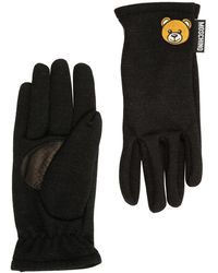 Moschino - Teddy Bear Wool Gloves - Lyst