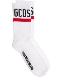 Gcds Socks Logo - White