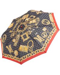 Moschino Automatic Umbrella Openclose Bear Charms - Multicolour
