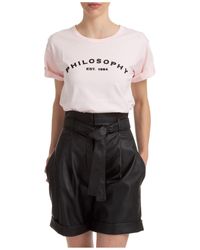 Philosophy Di Lorenzo Serafini T-shirt Short Sleeve Crew Neck Round - Multicolor