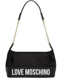 Love Moschino - Borsa a spalla logo print - Lyst