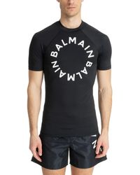 Balmain - T-shirt swimwear - Lyst