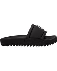 Ciabatte Marcelo Burlon wings CMIC001S22PLA0031025 black - red | FRMODA.com