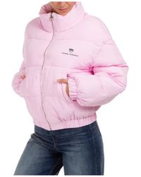 Chiara Ferragni Outerwear Jacket Blouson Hood - Pink