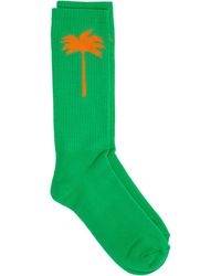 Palm Angels Socks Palm - Green