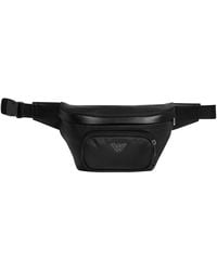 Emporio Armani - Nylon Belt Pack Black - Lyst