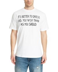 Moschino - Message Print T-shirt - Lyst