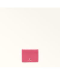 Furla - Camelia Compact Wallet Aperitivo Textured Leather - Lyst