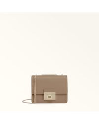 Furla - Venere Crossbody Mini Taupe Andromeda Calf Leather - Lyst