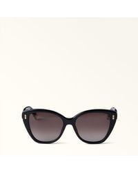 Furla - Sunglasses Nero Acetate - Lyst