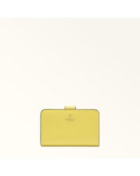 Furla - Camelia Compact Wallet Textured Leather - Lyst