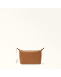 Furla - Nuvola Borsa Mini Brandy Pelle Di Vitello Sidney Donna - Lyst