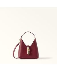 Furla - Iride Mini Bag Ciliegia D Textured Leather - Lyst