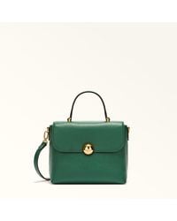 Furla - Moonlight Top Handle Botanical Night Calf Leather - Lyst
