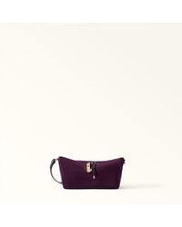 Furla - Debby Shoulder Bag Xl Toni Winter Bloom Suede + Sidney Calf Leather - Lyst