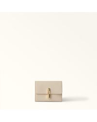 Furla - Iride Compact Wallet Butter Textured Leather - Lyst