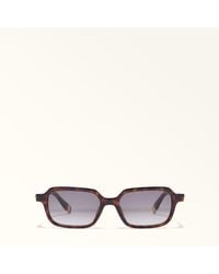 Furla - Sunglasses Dark Havana Acetate - Lyst