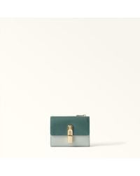 Furla - Iride Compact Wallet Edera Textured Leather - Lyst