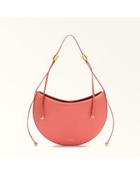 Furla - Moonstone Shoulder Bag Aperitivo Sidney Calf Leather - Lyst