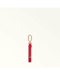 Furla - And I Charm Ruby Textured Leather - Lyst