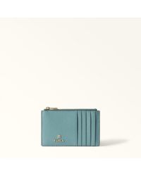 Furla - Camelia Card Case Cloud Textured Leather - Lyst