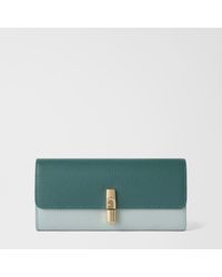Furla - Iride Continental Wallet Edera Textured Leather - Lyst