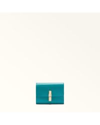 Furla - Iride Compact Wallet Amatore Textured Leather - Lyst