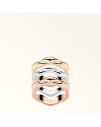 Furla - Mionido Ring Color Oro Metall Damen - Lyst
