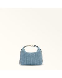 Furla - Tonie Shoulder Bag Toni Carta Da Zucchero Tuscany Woven - Lyst