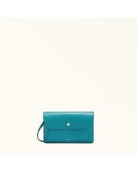 Furla - Lea Pouch Amatore Textured Leather - Lyst