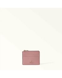 Furla - Camelia Card Case Cloudy Textured Leather - Lyst