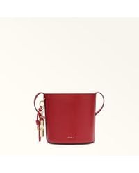 Furla - Roxie Bucket Bag M1 Textured Leather - Lyst