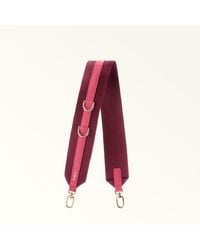 Furla - Fiona Shoulder Strap Toni Velvet Ribbon Fabric + Sidney Calf Leather - Lyst