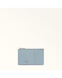 Furla - Camelia Porta Carte Di Credito Toni Cirro Pelle Di Vitello Sidney Con Stampa Bear Hug Donna - Lyst