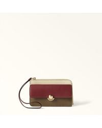 Furla - Sfera Card Case Apple Colourblock Sydney Calf Leather - Lyst