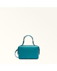 Furla - Double Boston Bag Amatore Night Calf Leather - Lyst