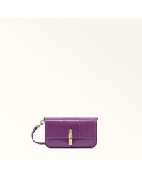 Furla - Iride Crossbody Mini Toni Watersnake Exotic Leather - Lyst