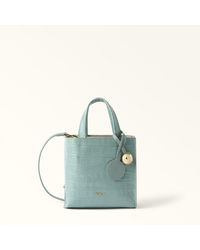 Furla - Divide It Tote Mini Winter Sky Cocco Print Calf Leather - Lyst