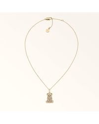 Furla - Bazaar Necklace Color Oro Metal + Strass - Lyst
