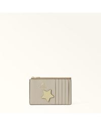 Furla - Camelia Card Case Toni Butter Sidney Calf Leather + Patch Star - Lyst