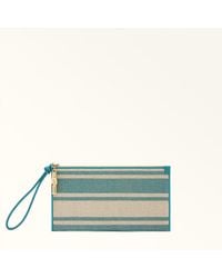 Furla - Iride Envelope Toni Amatore Canvas Stripes Fabric - Lyst