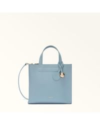 Furla - Divide It Tote Carta Da Zucchero Sidney Calf Leather - Lyst