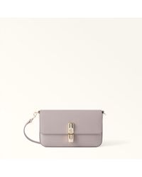 Furla - Iride Crossbody Cachemire Textured Leather - Lyst