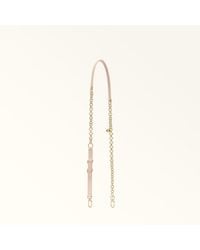 Furla - Delia Shoulder Strap Dusty Sidney Calf Leather + Metal - Lyst