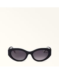 Furla - Occhiali Da Sole Nero Acetato Donna - Lyst