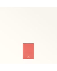Furla - Camelia Passport Holder S Aperitivo Textured Leather - Lyst